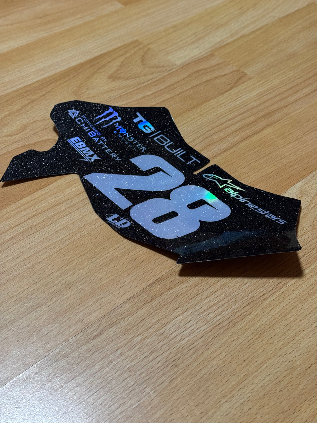 Ultra bee front plate decal