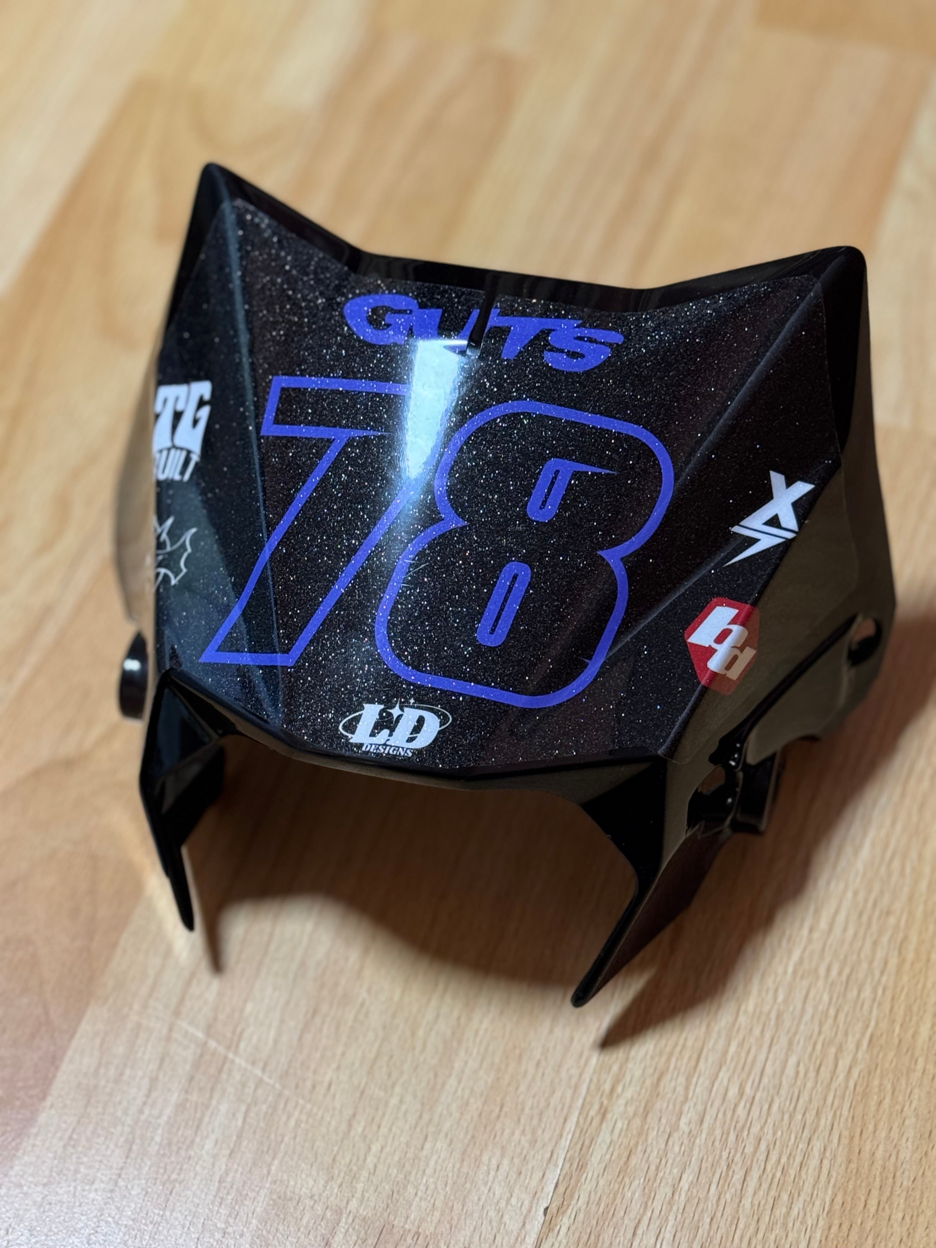 Ultra bee front plate decal
