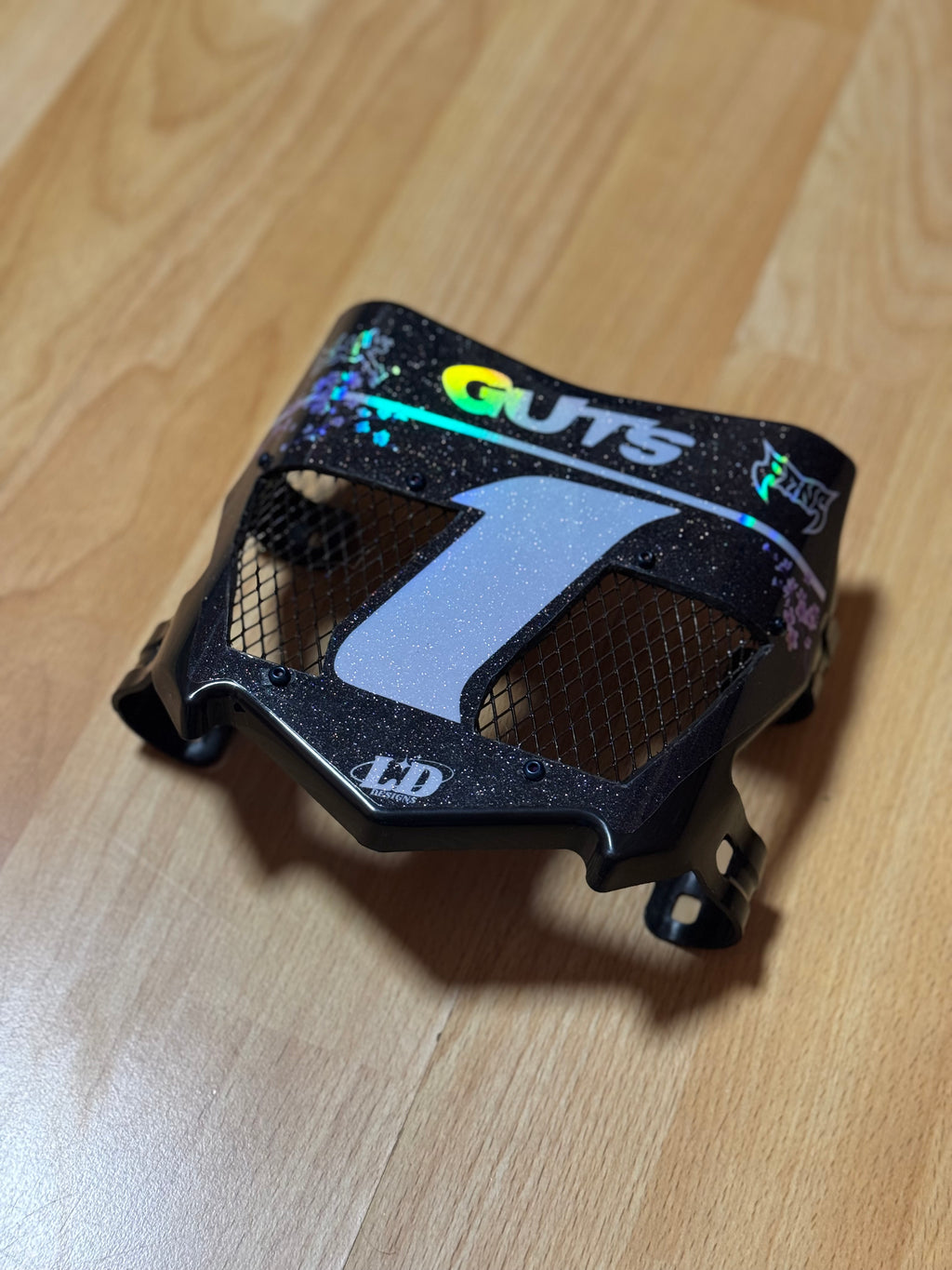 Titanium motocutz vented plate