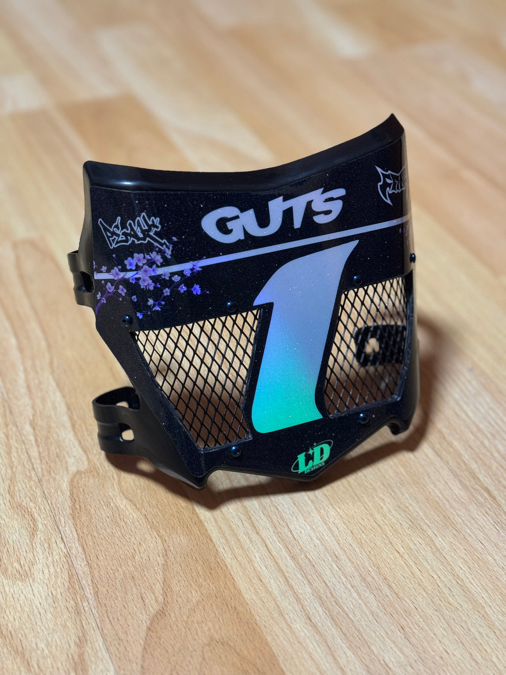 Titanium motocutz vented plate